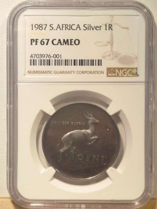 1987 SILVER R1 - PF67 CAMEO